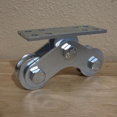 2″ Groove Wheel U-Shaped Sliding Gate Caster Heavy Duty for Sliding Gate