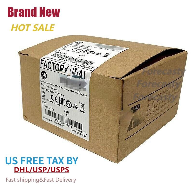 Allen Bradley 1794-TB3TS FlexI/O Temperature Terminal Base 3-W Screw US Free Tax