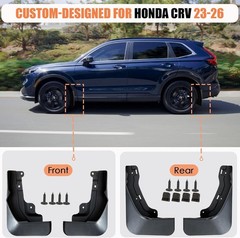 Splash Guard – Front & Rear Mud Flaps for 2023 2024 2025 2026 Exterior CRV 23-25