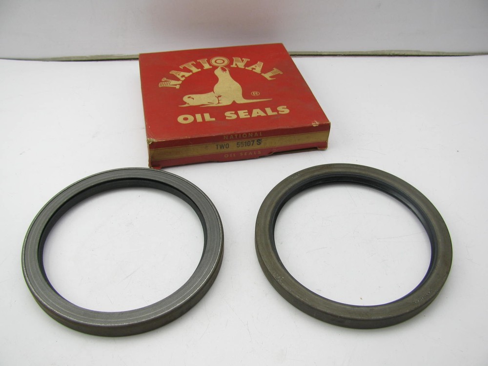 National 55107S Oil Seal – 7.008″ OD X 5.750″ ID X 0.562″ Wide – 2/Pack