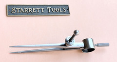 STARRETT No.77A Fay Spring-Type Dividers W/Square Legs; 4.0” Size & Capacity!