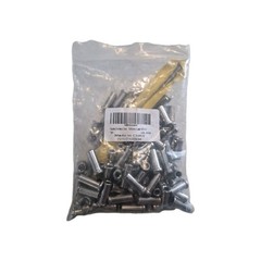 Muzata HSL-0103 Marine Grade Stainless Steel Cable Railing Hardware 100-Pack NEW