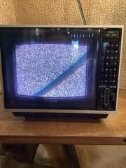 SONY Trinitron Color TV Receiver Model NO. KV-8100. Powers Up