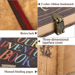 Our Adventure Book Travel Diary Photo Book, Scrapbook, Photo Album – Retro Vi…