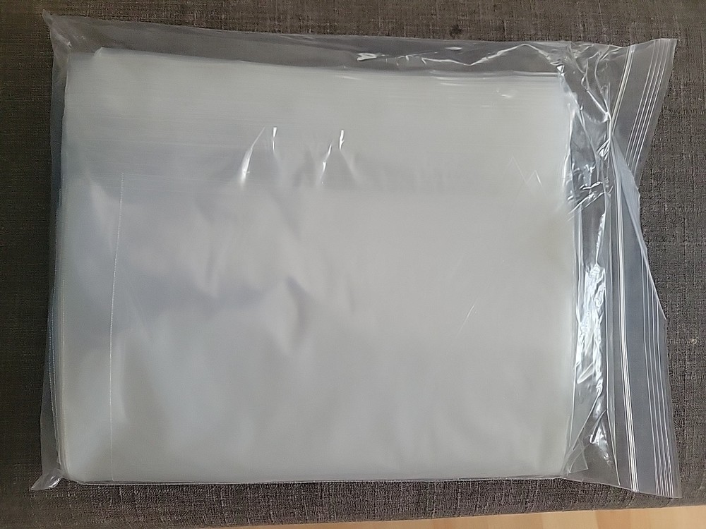 100 12×15 Reclosable Resealable Clear Zipper Plastic Bags 2Mil 12″ x15″