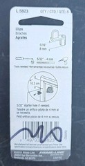 Prime-Line L 5823 5/16 In. Zinc Diecast Window Screen Clips