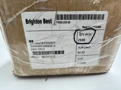 (QTY 2500) Brighton Best 719096 M8 Fender Washer DIN 9021B Grade C Zinc Cr+3