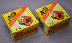 Lot of 8 Bussmann T-20 Fusetron Dual-Element Time Delay Fuse 20A / 125V — New