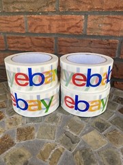 4 Rolls EBay Logo Branded Shipping Tape 2″ Packaging Tape 75 Yards Each Four