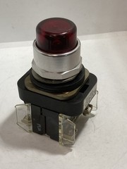 ALLEN BRADLEY 800T-QB24R PUSHBUTTON ILLUMINATED RED 1NO/1NC SERIES T