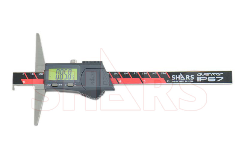 Aventor IP67 6″ / 150mm Single Hook Electronic Digital Depth Gage NEW P]