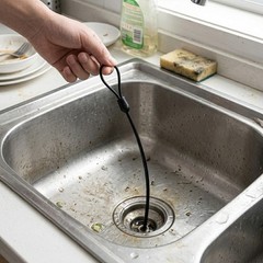 Flexible Drain Pipe Cleaning Brushes 4Pcs 77cm Sink Clog Removers