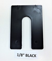 HORSESHOE SHIMS,PLASTIC 3″X4″, VARIOUS THICKNESS & QUANTITIES *SEE DESCRIPTION*