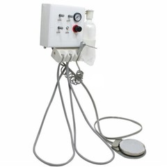 Wall Mount Dental Portable Air Control Turbine Unit Iwth Handpieces Set 4Hole US