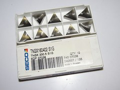 10 pcs SECO TNGX 160402 / 330.5 Grade S1G Carbide Inserts EDP 07038 SWEDEN