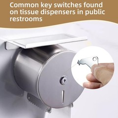 12Pcs Paper Towel Dispenser Key, Universal Paper Towel Dispenser Replacement …