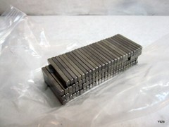 104pcs 35x1mm Super Strong Block Fridge Magnets Rare Earth Neodymium
