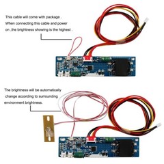 15.6inch 1920×1080 1000nit Outdoor LCD Screen HD DVI VGA LCD Board Metal Casse