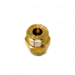 Gearbox 1/2″-14 NPTF Brass Pressure Relief Breather Plug, 1-3 PSI, P/N 09-008