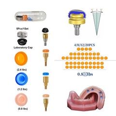 Titanium Locator Abutment Fit Straumann Bone Level NC/RC Zest Locator Compatible