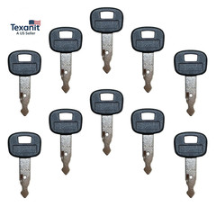 10 PCS Ignition Keys RC411-53933 459A RC461-53930 for Kubota Mini Excavator Back