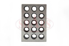 SHARS 2 MATCHED PAIRS 4 PCS PRECISION 123 1-2-3 BLOCKS BLOCK 23 HOLES .0002″ P]
