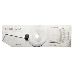 HFS(R) V-WAC Single Weld Gage Welding Inspection Thread Gauge Inch Stainless