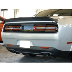 For Dodge Challenger 2008-2022 Trunk Spoiler Wing Unpainted Black ABS 901-42039