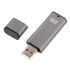 RecorderGear FD10 USB Drive Voice Recorder Small Spy Recording, Gray Option