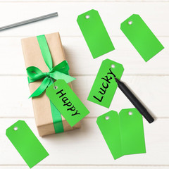 500 Piece Plastic Hang Tags With Wire Waterproof Labels Green Heavy Duty Tag Set