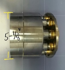 Rotary Axial Hydraulic Piston Pump Rotating Cylinder Block Pumping Element