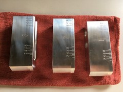 Set Aluminum lathe Soft Jaws For kitagawa 8 Inch Chuck. 2 in HT 1.5 MM 4 in LEN