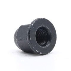 Retainer Nuts/Screws for Volvo M6-1.0 License Plates (Set of 4, Black, Rear)