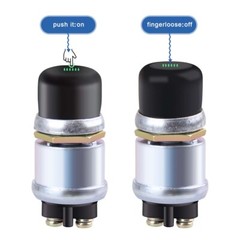 50A Push Button Momentary Starter Ignition Switch On-Off SPST 12V DC For marine