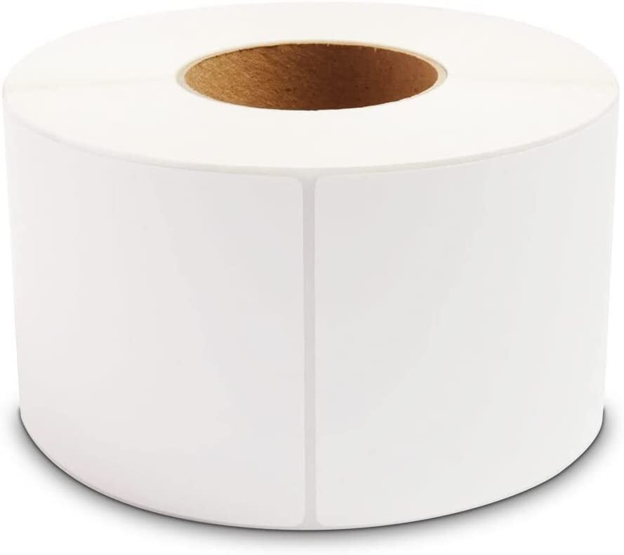 Thermal labels 4” X 8”, Perforated With 3” Core. 500 Labels per Roll.