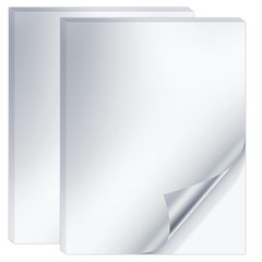 Koala Printable Silver Vinyl Sticker Paper for Inkjet and Laser