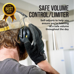 3M Worktunes Connect Bluetooth Hearing Protection Earmuffs 26dB Noise Reduction