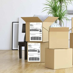 40Rolls DK-1247 4.07″ x 6.4″ Shipping Label 180 Labels/Roll Use with Brother QL