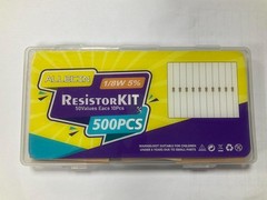 50 Values 1/8W Resistor Kit from 1 Ohm to 1M 1/8 Watt 5% Carbon Film