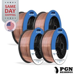 (4 x 10-Lb Spools) ER70S-6 .023″ (0.6 mm) Mild Steel MIG Welding Wire