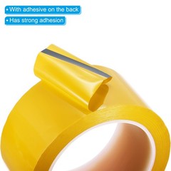 2″ x 72 Yards Whiteboard Tape, Thin Dry Erase Tape, Dark Yellow