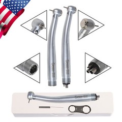 Dental LED High Speed Triple Spray Handpiece 2 Holes 4 Holes