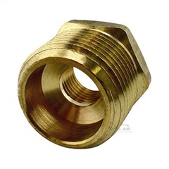 4 PC Hex Reducer Bushing 3/4″ Male x 1/4″ Female NPT Adapter Pipe Fitting Brass