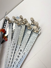 Lot of 40 Allied Bolt 12GAB 12″ Galvanized Steel Ground Strap UL Listed 12 inch