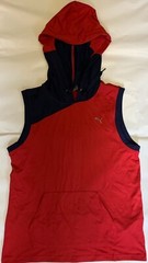 Puma shirt tank top sleeveless with hood size S. Unused from business liquida…