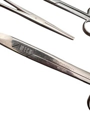 WoW~ lot 3 Surgical Scissors WECK #162 Silco Clamp Dittmer Medical grade