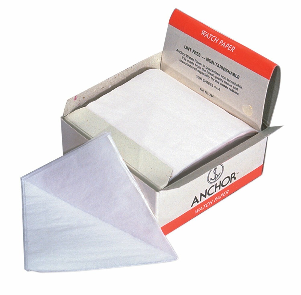 Tissue Paper Anti Tarnish Jewelry Wrapping Sheets 4″x4″ Watchmaker Lint Free 4×4
