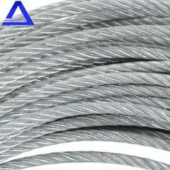 1/4″×100 FT,7×19 Galvanized Cable 1400LBS Working Load Limit for Fencing,Pulley
