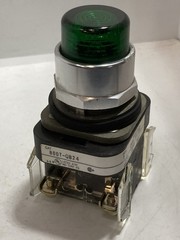 ALLEN BRADLEY 800T-QB24G PUSHBUTTON ILLUMINATED GREEN 1NO/1NC SERIES T