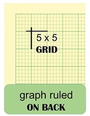National Computation Pad 5 x 5 Quad Ruling and Unruled 8.5″ x 11″ 200 Sheets …